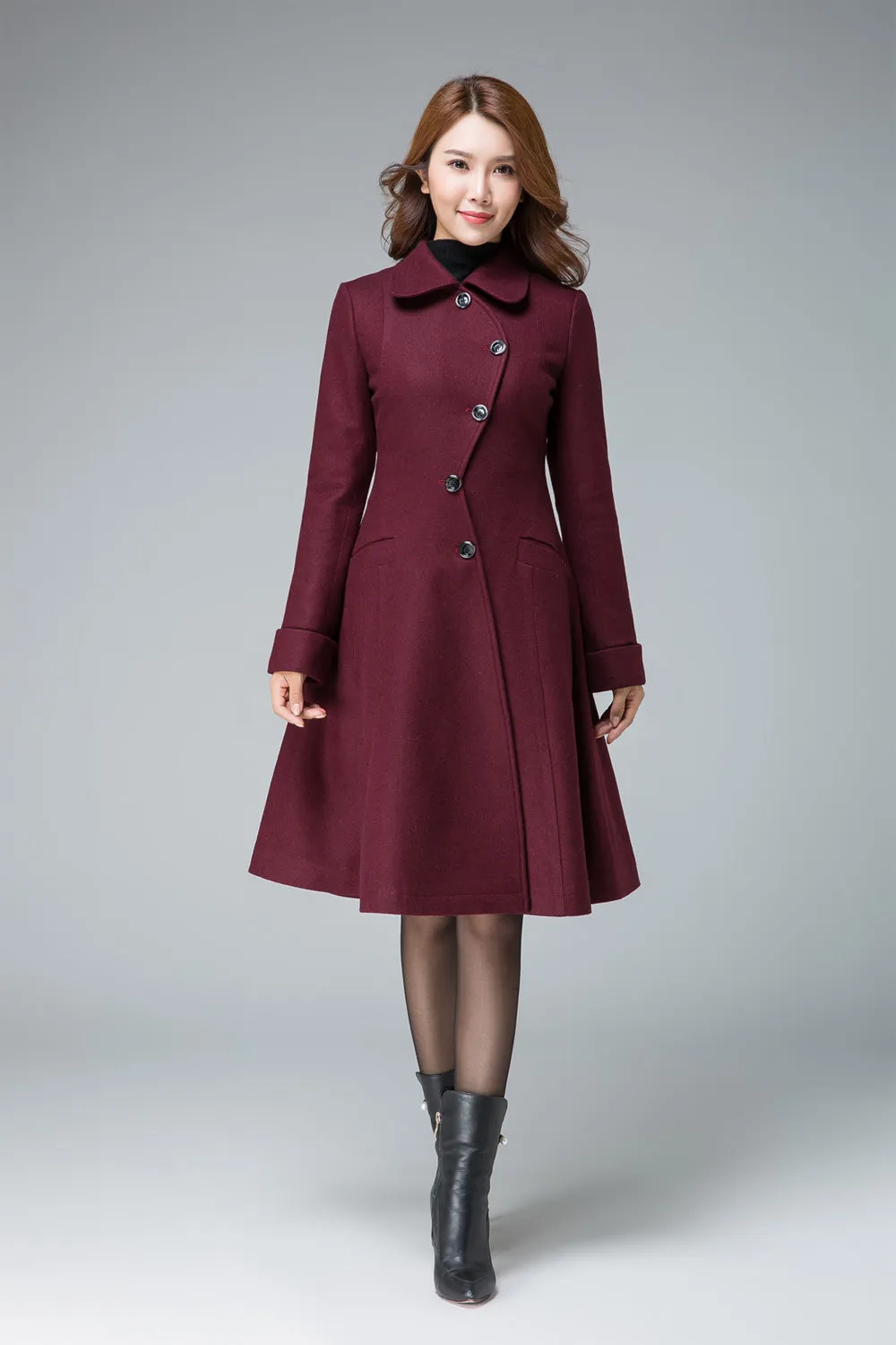 Vintage inspired wool jacket coat 1844