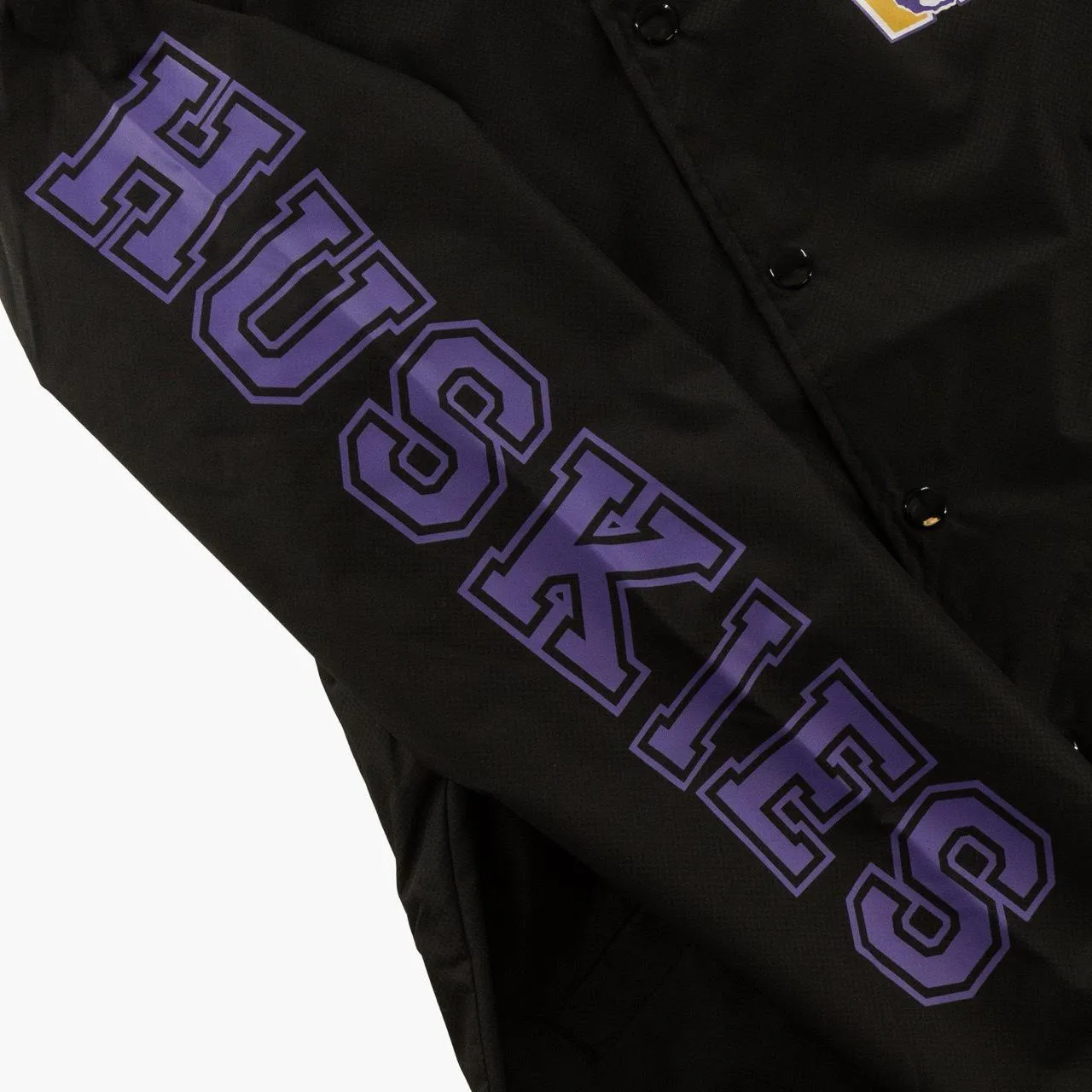 Washington Huskies Black Classic Throwback Head Coach Jacket