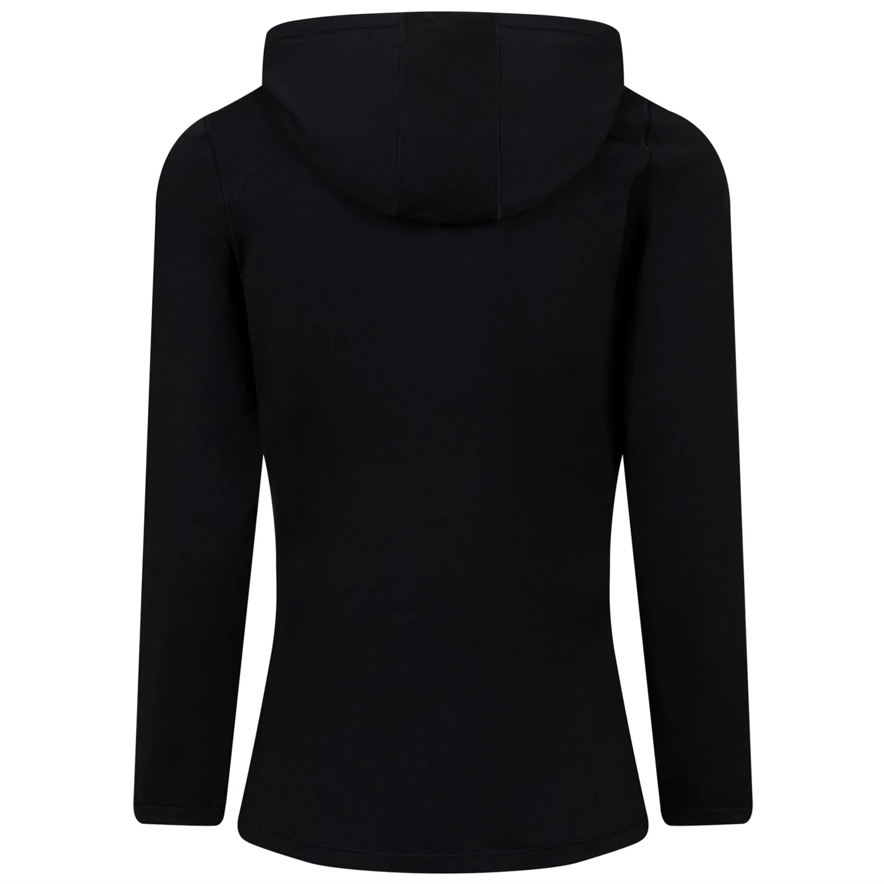 Womens Essentials Performance Hoodie Black - SS24