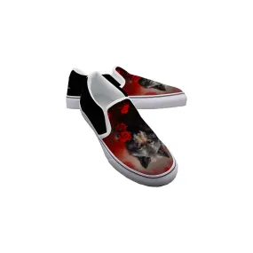 Women's Slip On Sneakers wolf mom