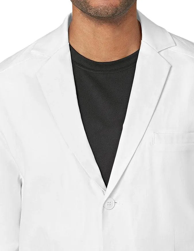 WonderWink Slate 38 Inch Men's Welt Pocket Lab Coat