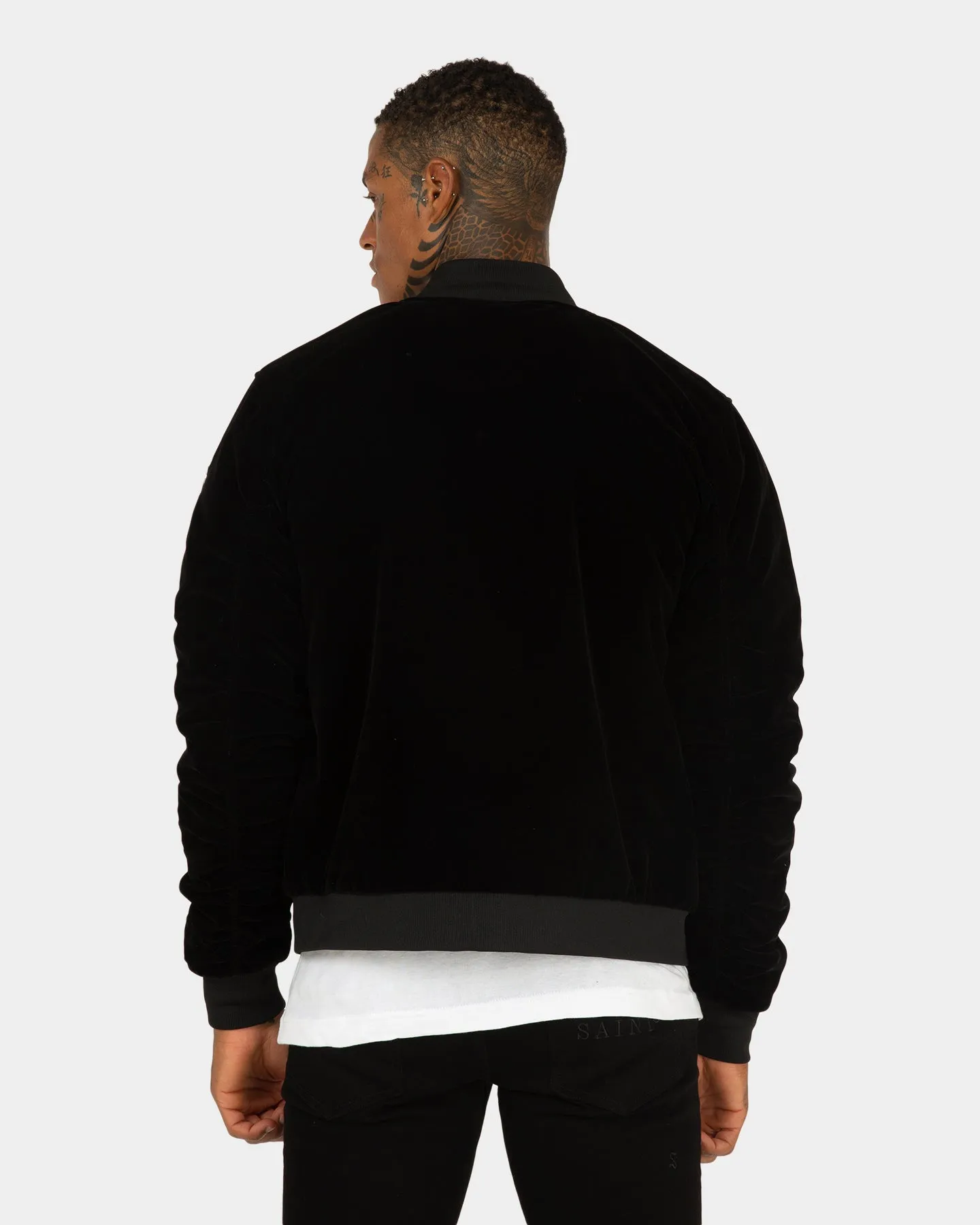 XXIII North Velour Bomber Black