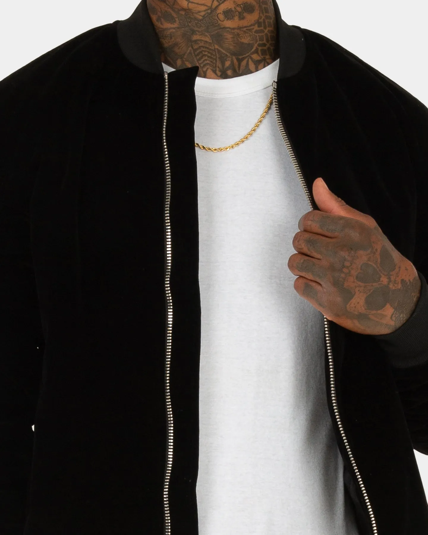 XXIII North Velour Bomber Black