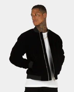 XXIII North Velour Bomber Black