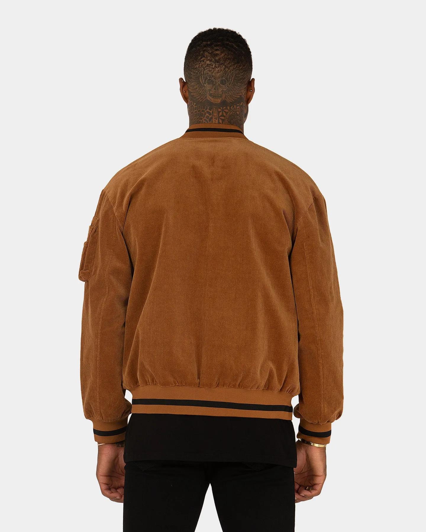 XXIII Vlad Cord Bomber Jacket Tan