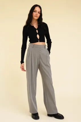 YANA TROUSER - LIGHT GREY