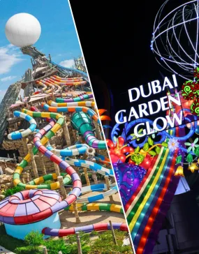 Yas Waterworld   Dubai Garden Glow - Combo tickets